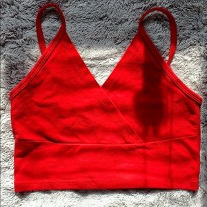 Brandy Melville Red Amara Top